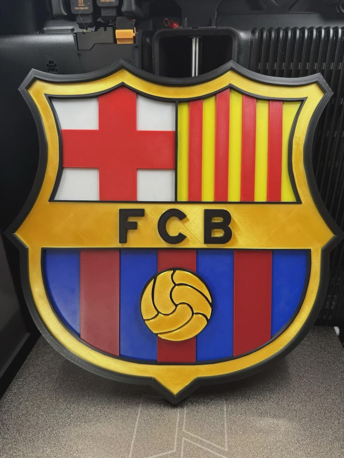 Barcelona Logo: Wall Art - Team Sign Crest Memorabilia Decor Plaque