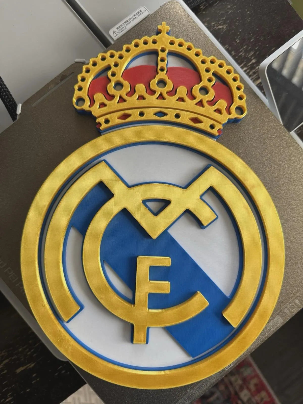 Real Madrid Logo: Wall Art - Team Sign Crest Memorabilia Decor Man Cave Plaque