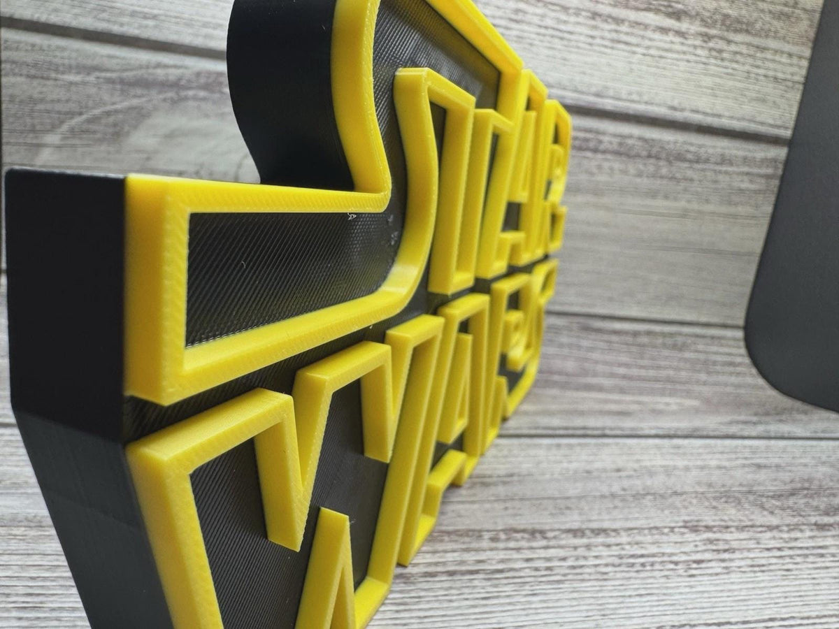 Star Wars Logo Wall Art | Desk Shelf Art Sign Display Decor