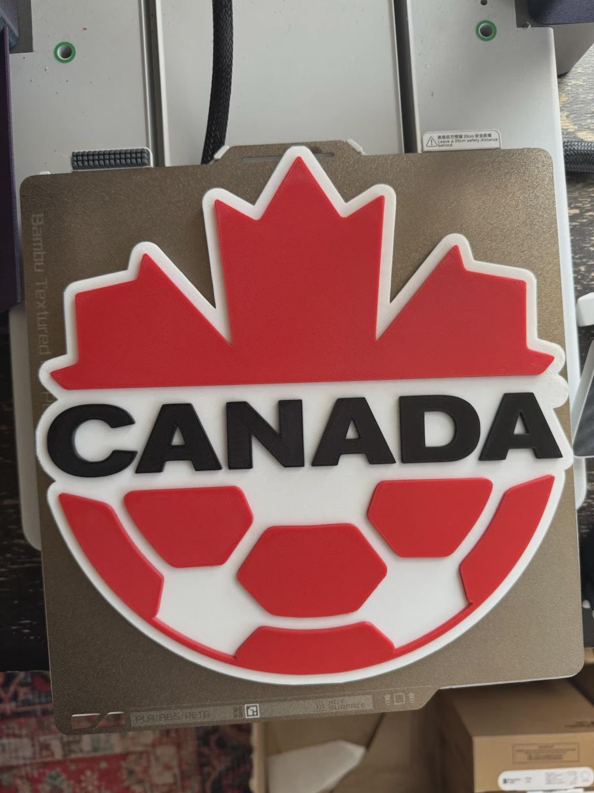 Canada National Soccer Team Logo: Wall Art - Team Sign Crest Plaque Football