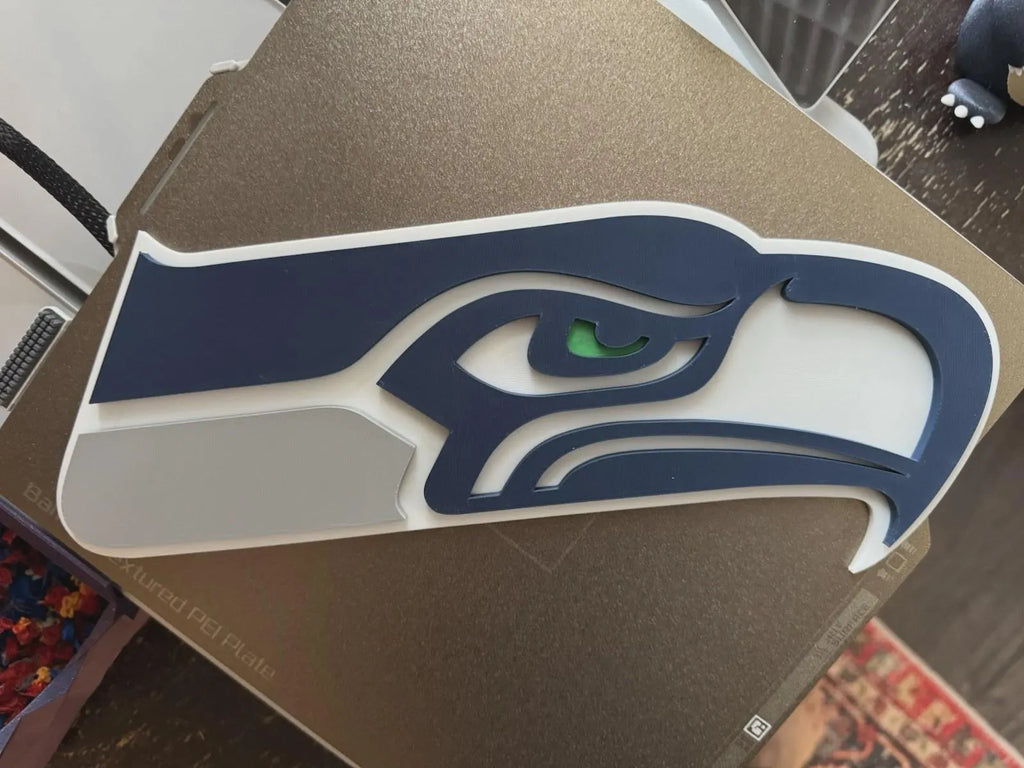 Seattle Seahawks Logo: Wall Art - Team Sign Crest Memorabilia NFL Super Bowl