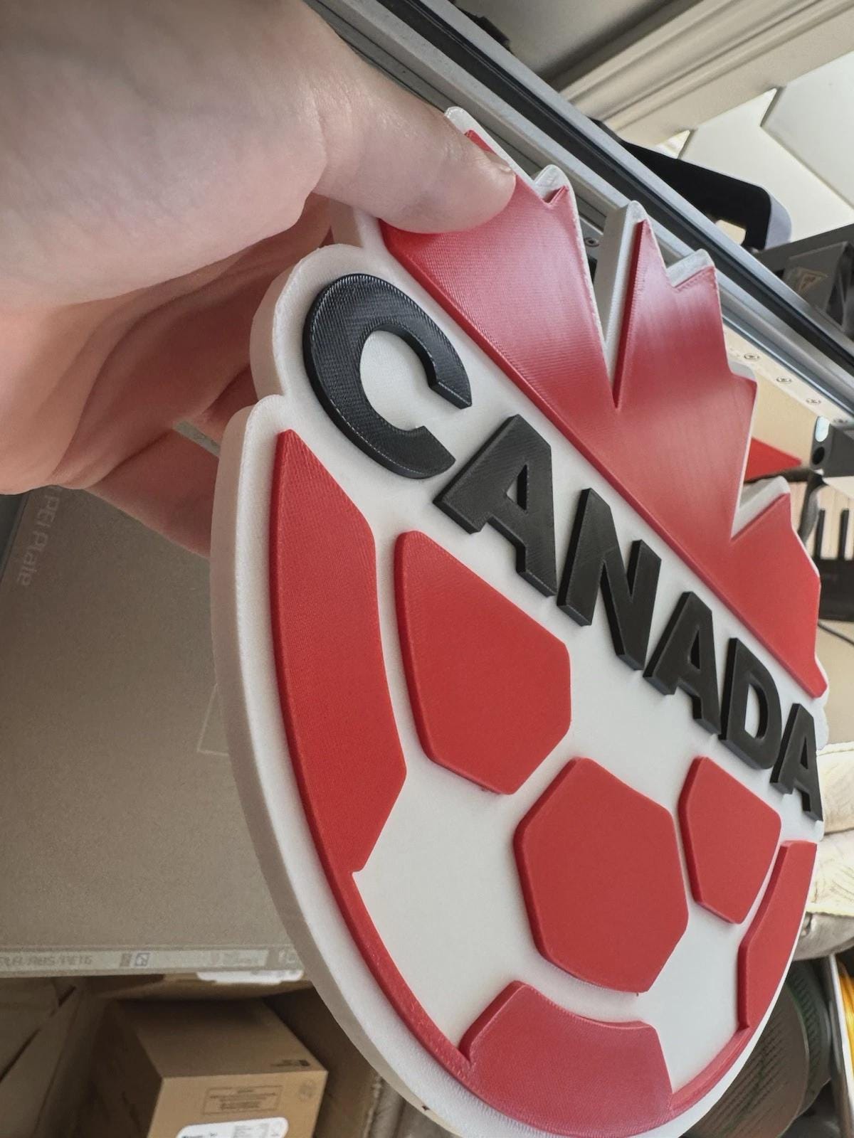 Canada National Soccer Team Logo: Wall Art - Team Sign Crest Plaque Football