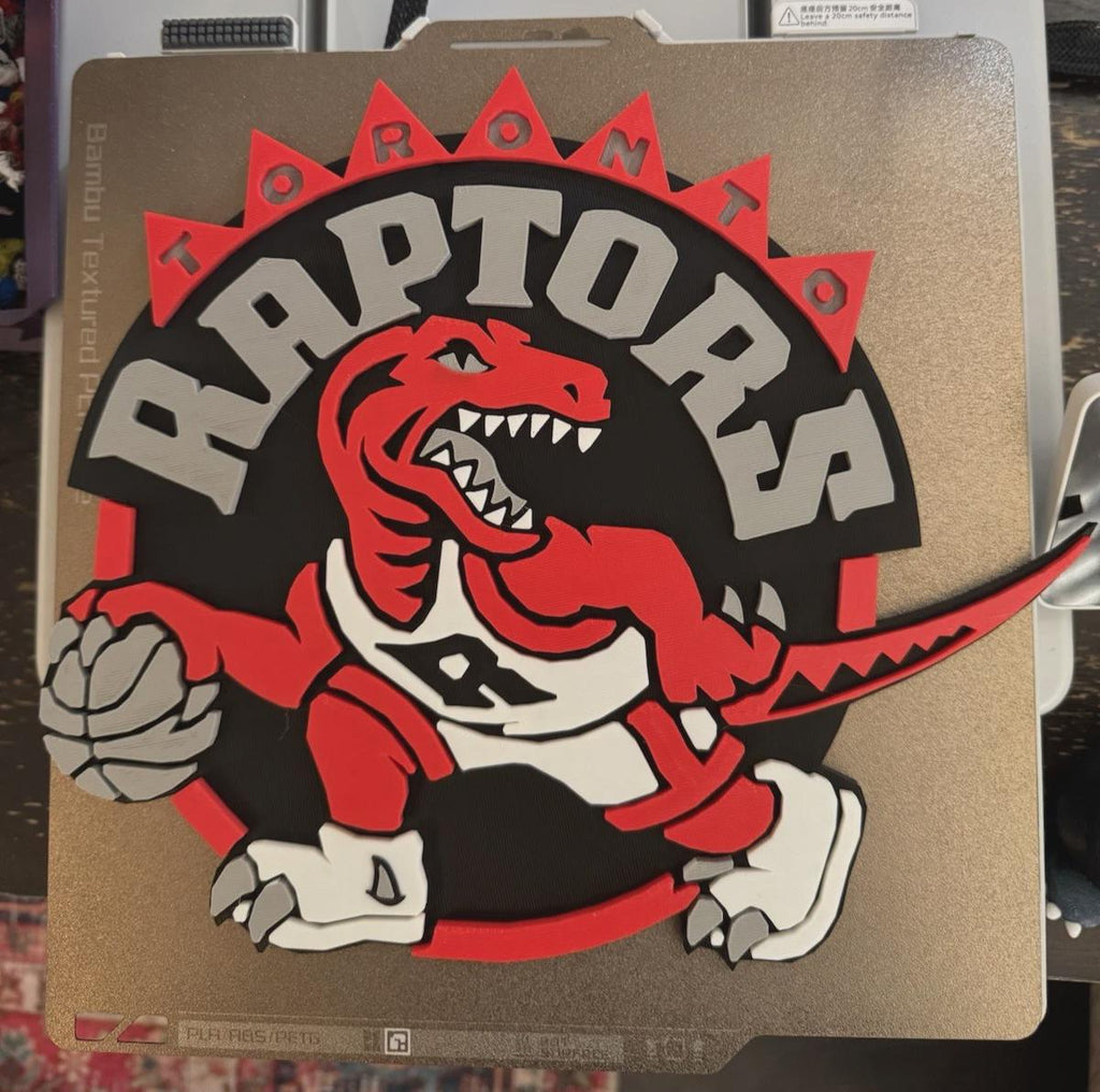 Toronto Raptors Logo: Wall Art - NBA Sign Crest Memorabilia Decor Plaque