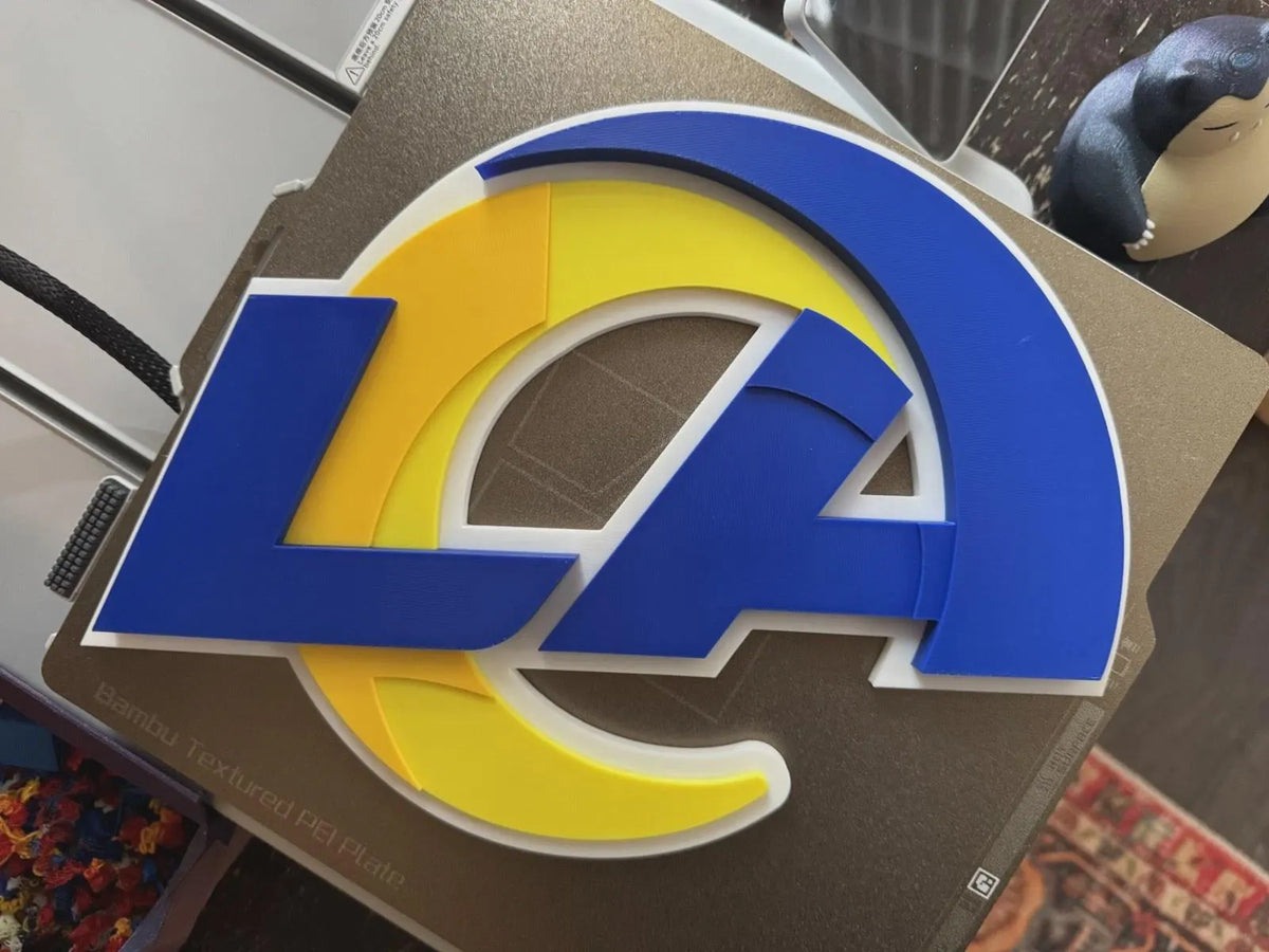 Los Angeles Rams Logo: Wall Art - Team Sign Crest Memorabilia Decor NFL LA