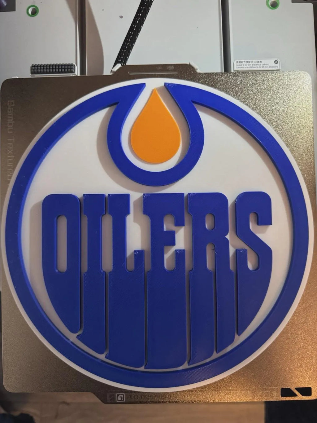 Edmonton Oilers Logo: Wall Art - Team Sign Crest Memorabilia Plaque NHL
