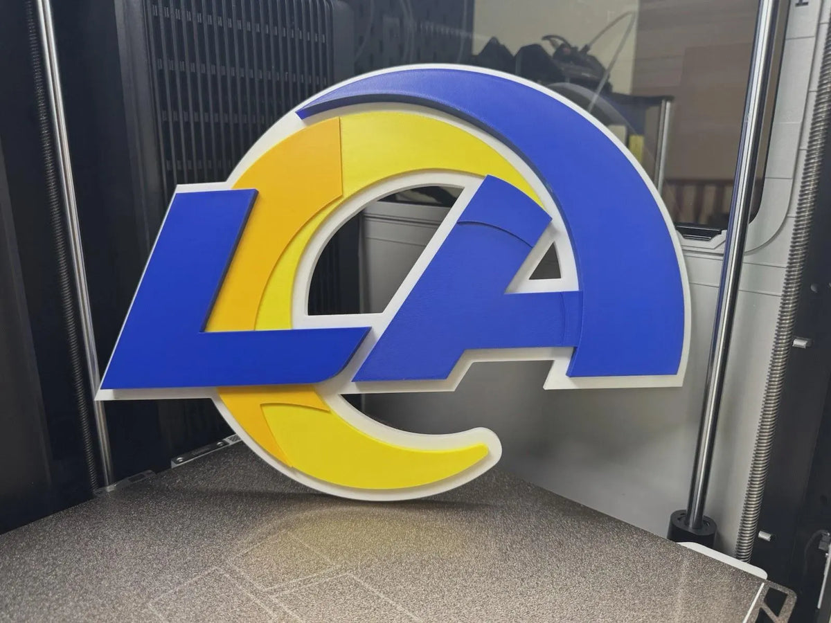 Los Angeles Rams Logo: Wall Art - Team Sign Crest Memorabilia Decor NFL LA